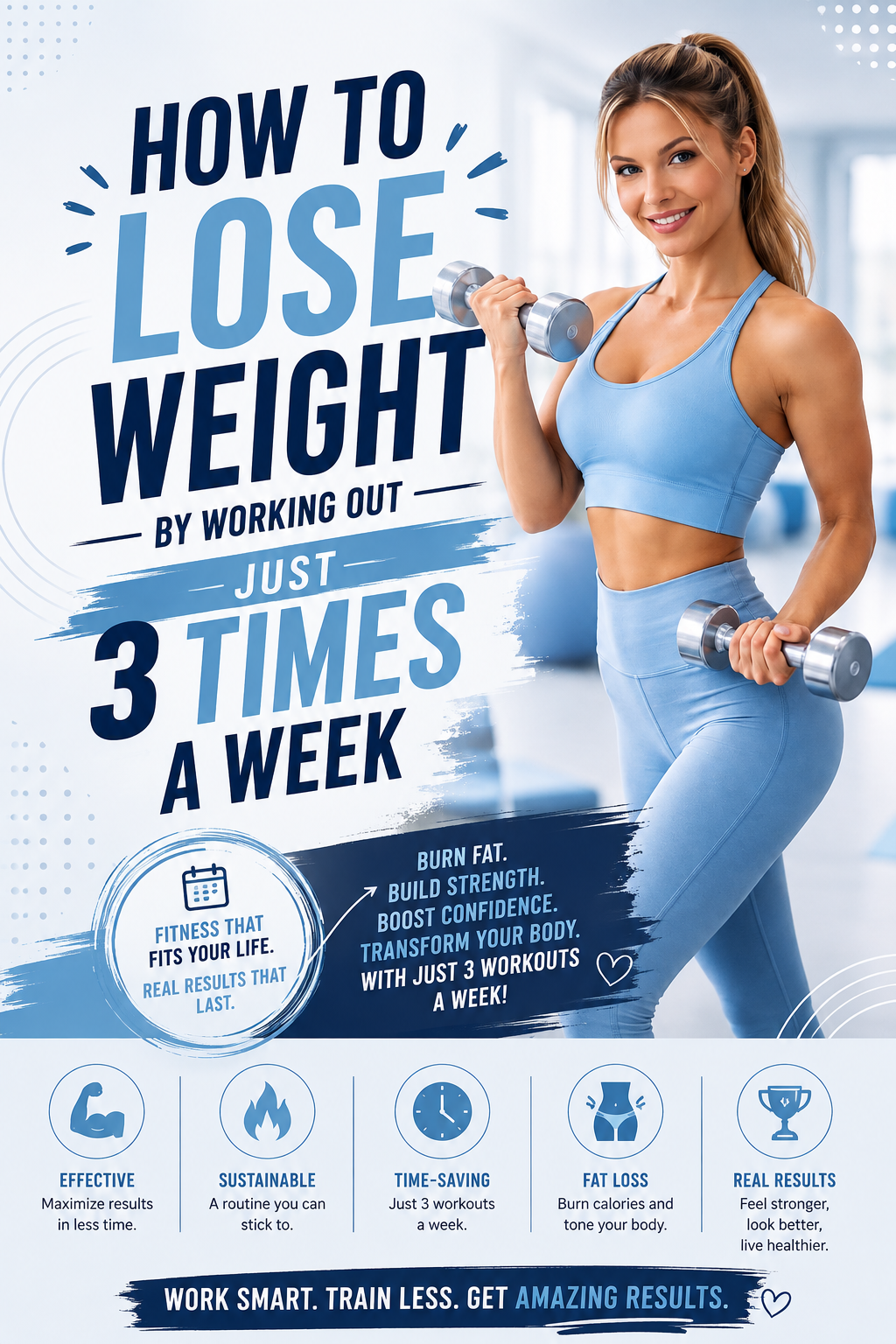 How To Lose Weight by Working Out Just 3 Times a Week
