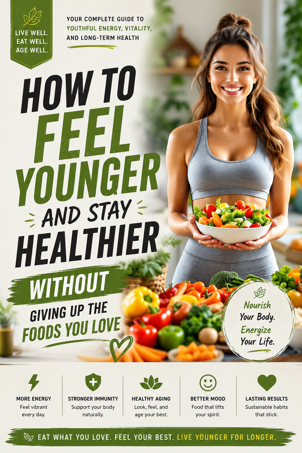 How to Feel Younger and Stay Healthier Without Giving Up the Foods You Love