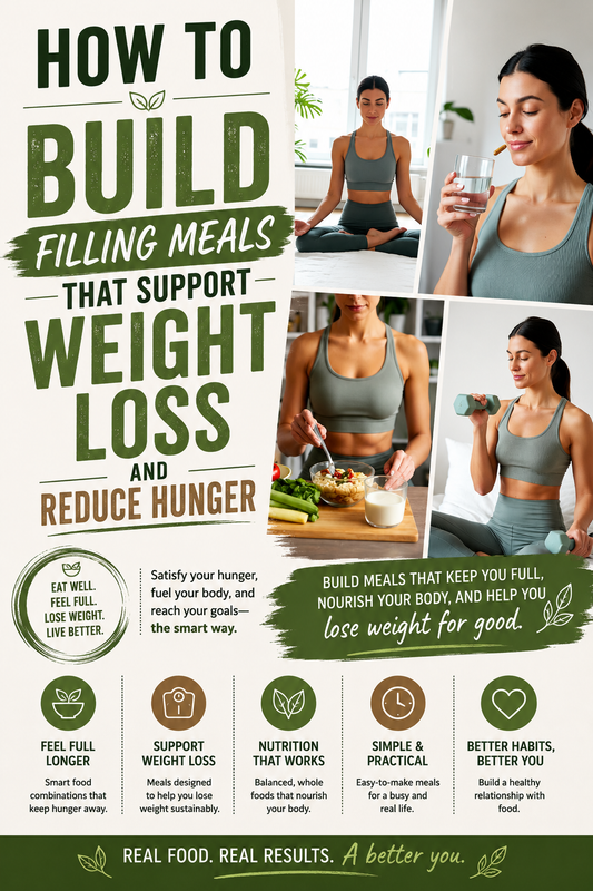 How to Build Filling Meals That Support Weight  Loss and Reduce Hunger