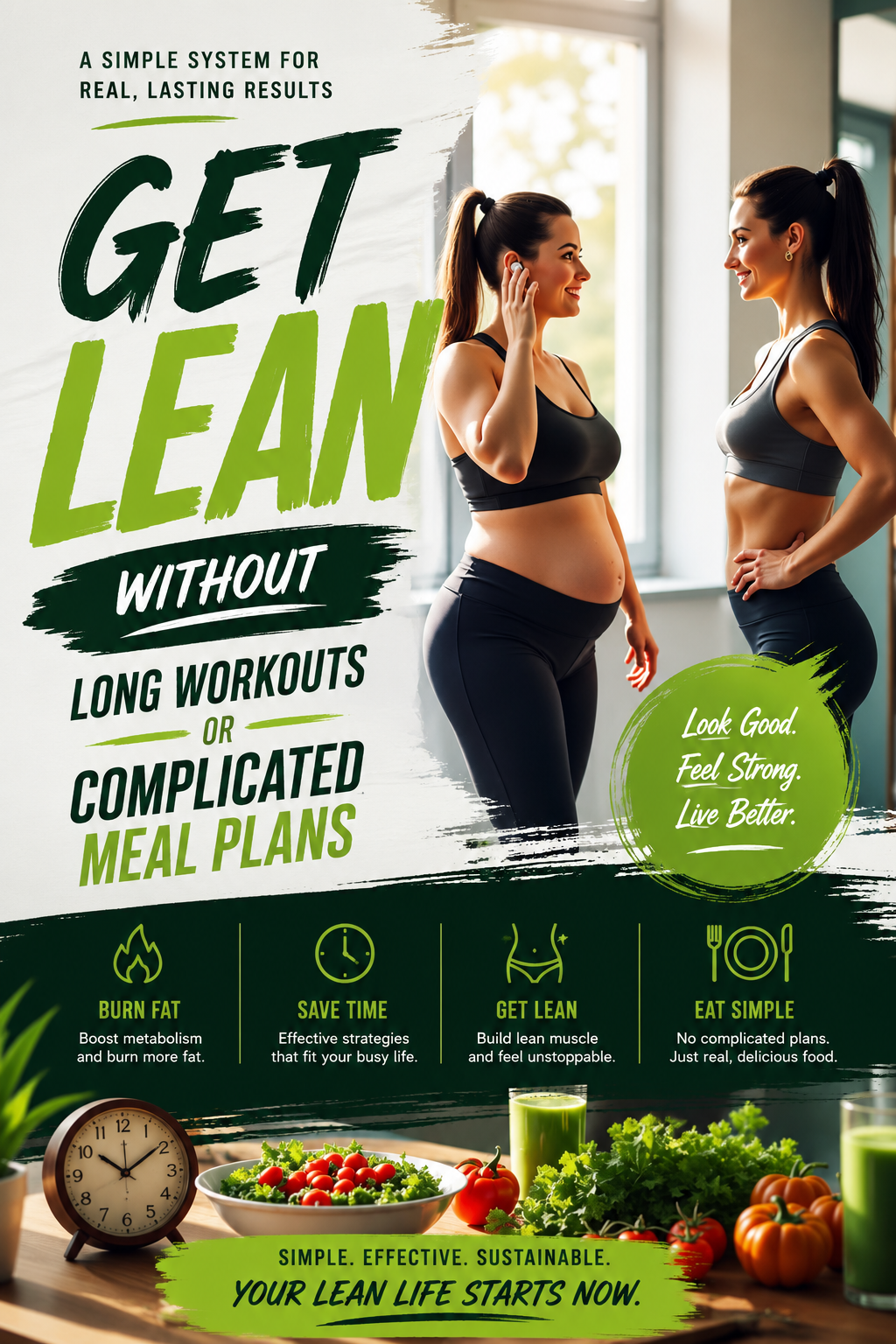 Get Lean Without Long Workouts or Complicated Meal Plans