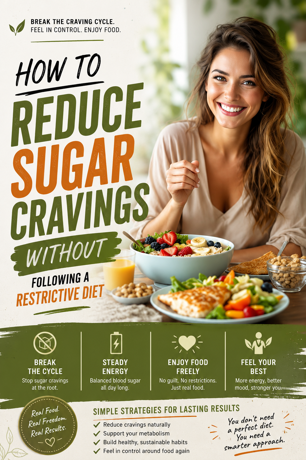 How to Reduce Sugar Cravings Without Following a Restrictive Diet